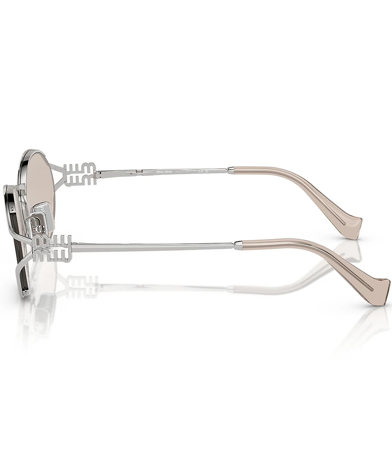 Miu Miu Women's MU 52YS54-X 54mm Oval Mirrored Sunglasses