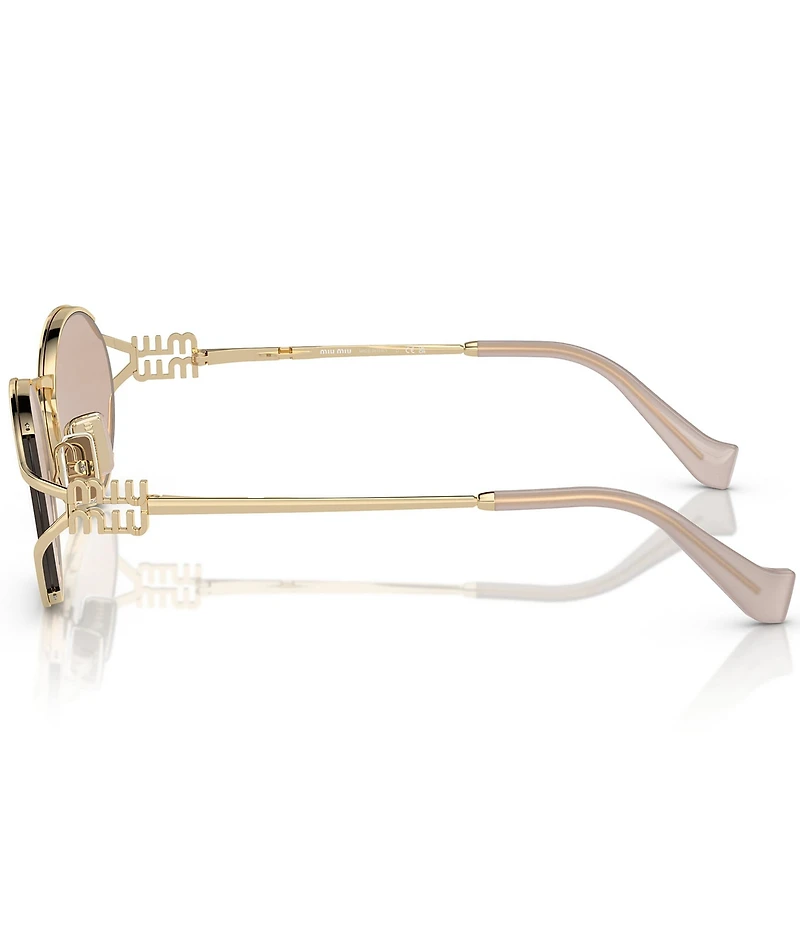 Miu Miu Women's MU 52YS54-X 54mm Oval Mirrored Sunglasses
