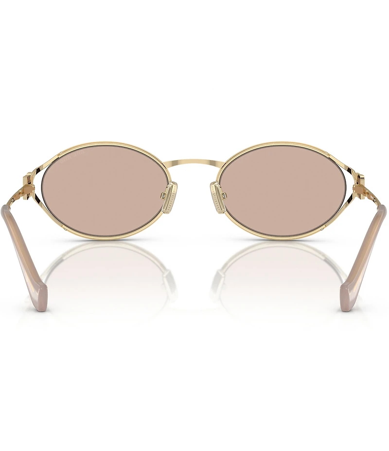 Miu Miu Women's MU 52YS54-X 54mm Oval Mirrored Sunglasses