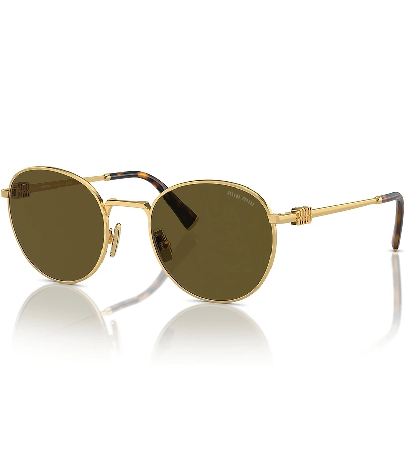 Miu Miu Women's MU 55ZS50-X 50mm Round Sunglasses