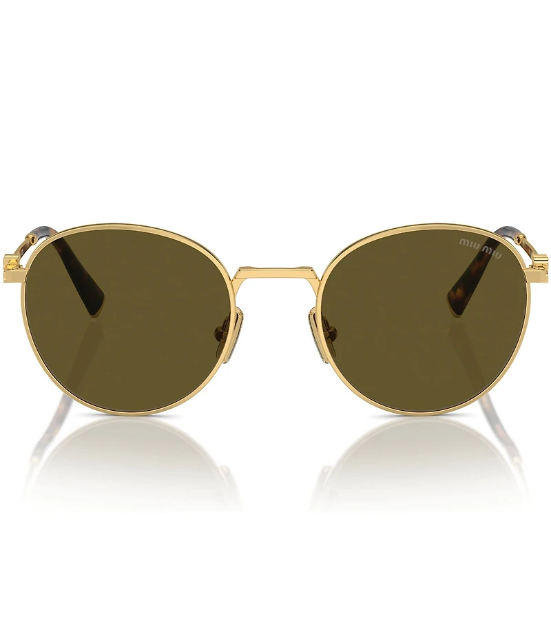 Miu Miu Women's MU 55ZS50-X 50mm Round Sunglasses