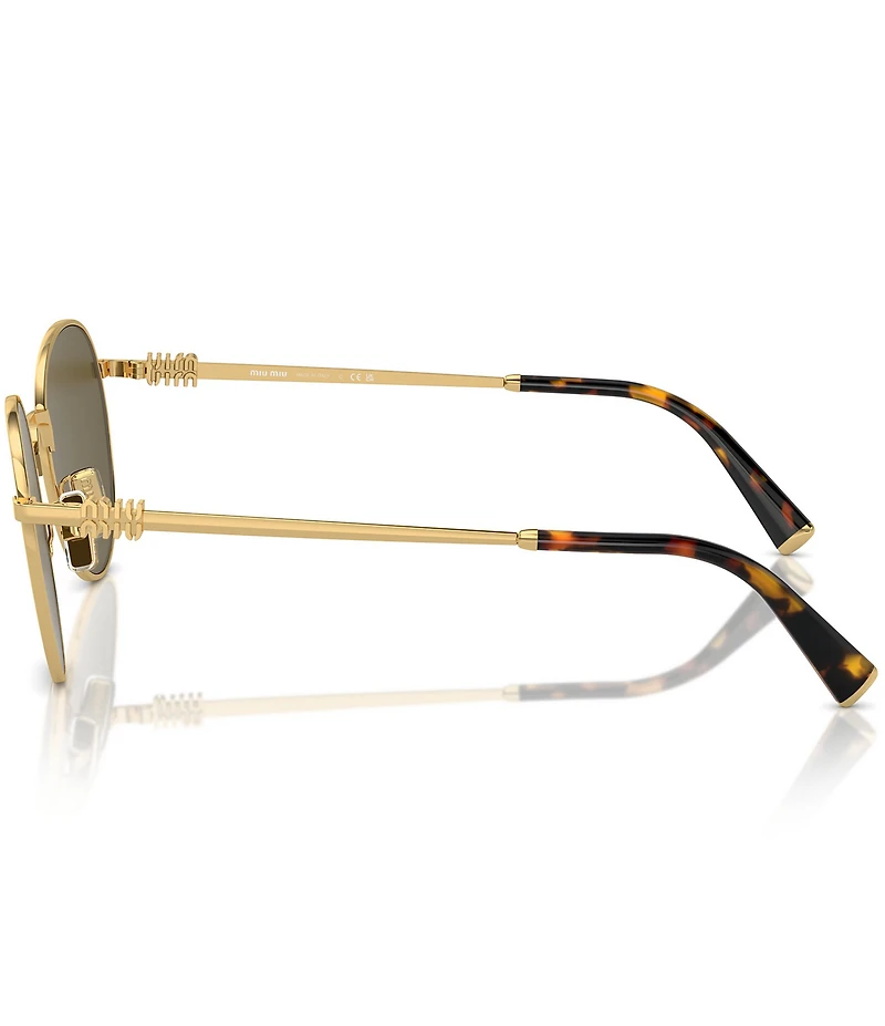 Miu Miu Women's MU 55ZS50-X 50mm Round Sunglasses