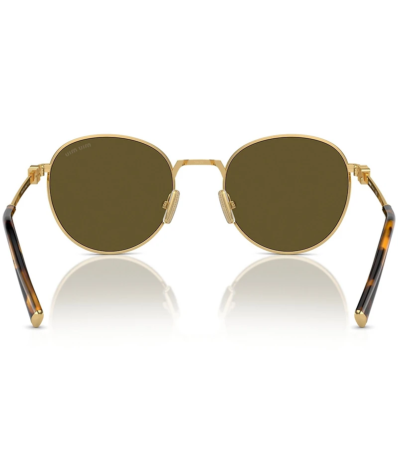 Miu Miu Women's MU 55ZS50-X 50mm Round Sunglasses