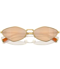Miu Miu Women's MU 56ZS56-X 56mm Geometric Statement Sunglasses