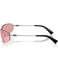 Miu Miu Women's MU A50S68-Z 69mm Oval Gradient Mirrored Sunglasses