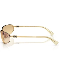 Miu Miu Women's MU A50S68-Z 69mm Oval Gradient Mirrored Sunglasses