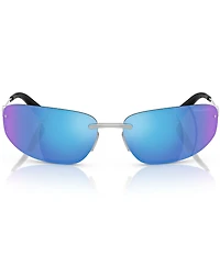 Miu Miu Women's MU A50S68-Z 69mm Oval Gradient Mirrored Sunglasses
