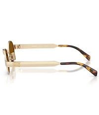 Miu Miu Women's MU B51S 47mm Oval Sunglasses