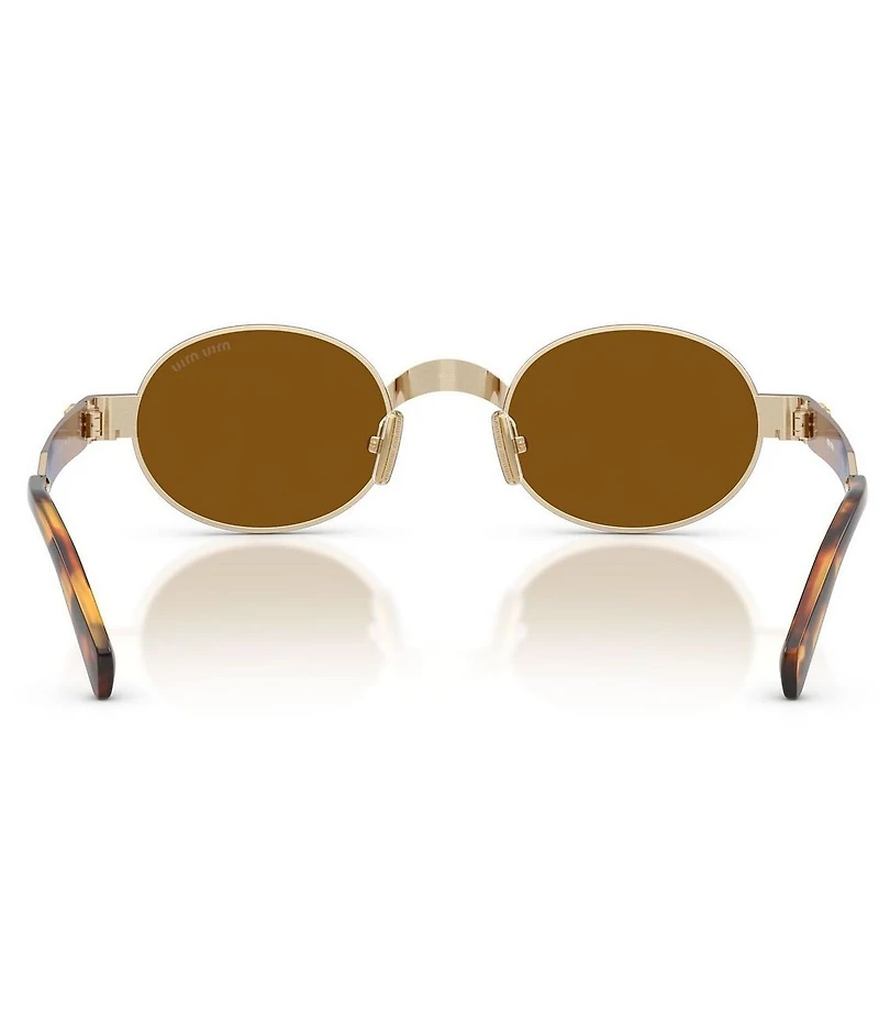 Miu Miu Women's MU B51S 47mm Oval Sunglasses