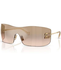 Miu Miu Women's MU B53S Rectangle Sunglasses