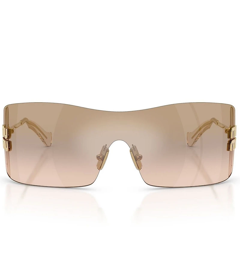 Miu Miu Women's MU B53S Rectangle Sunglasses