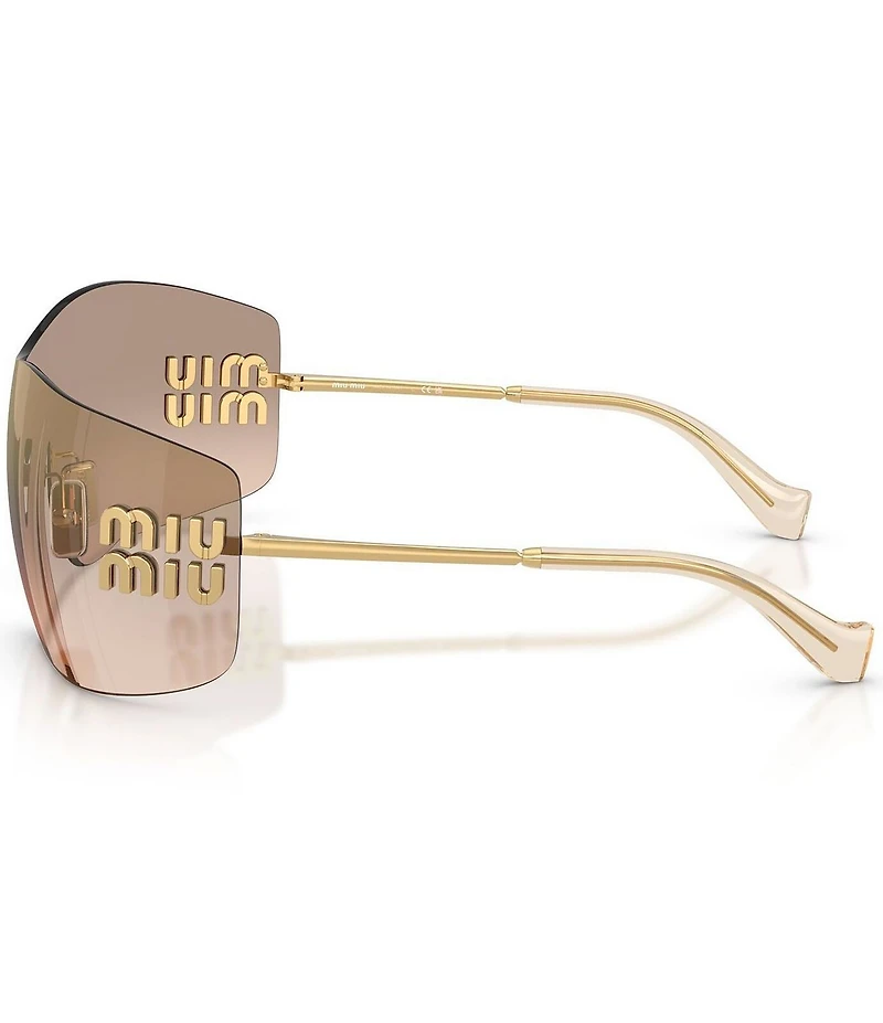 Miu Miu Women's MU B53S Rectangle Sunglasses