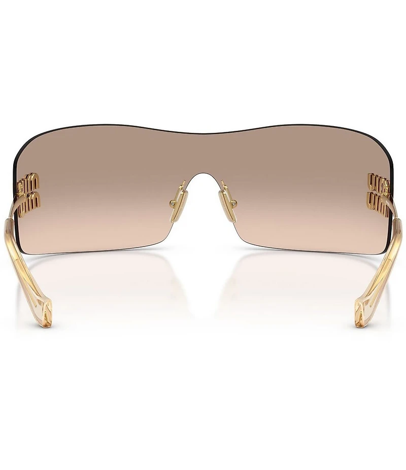 Miu Miu Women's MU B53S Rectangle Sunglasses