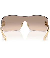 Miu Miu Women's MU B53S Rectangle Sunglasses