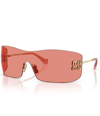 Miu Miu Women's MU B53S Retro Rectangle Sunglasses