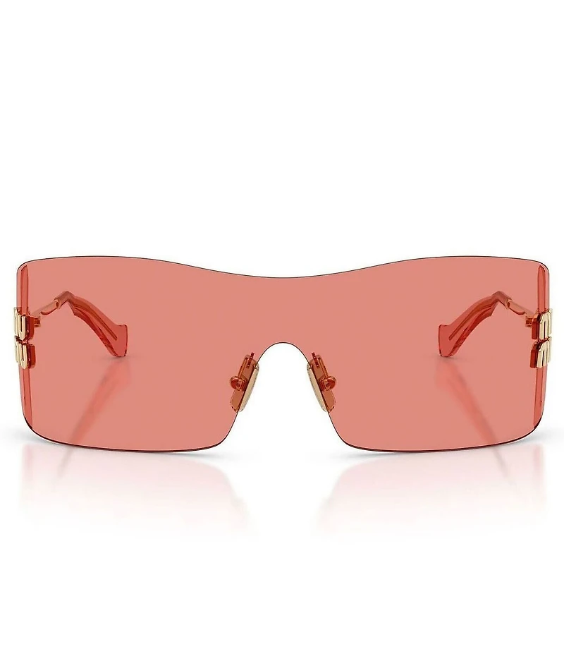 Miu Miu Women's MU B53S Retro Rectangle Sunglasses