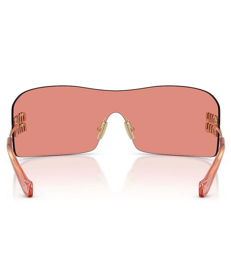 Miu Miu Women's MU B53S Retro Rectangle Sunglasses