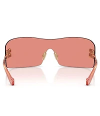 Miu Miu Women's MU B53S Retro Rectangle Sunglasses