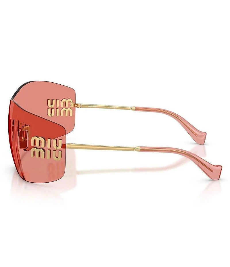 Miu Miu Women's MU B53S Retro Rectangle Sunglasses