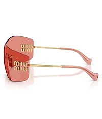 Miu Miu Women's MU B53S Retro Rectangle Sunglasses