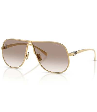 Miu Miu Women's MU56S5 66mm Pilot Sunglasses