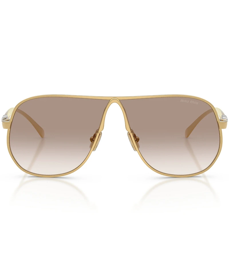 Miu Miu Women's MU56S5 66mm Pilot Sunglasses