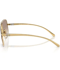 Miu Miu Women's MU56S5 66mm Pilot Sunglasses