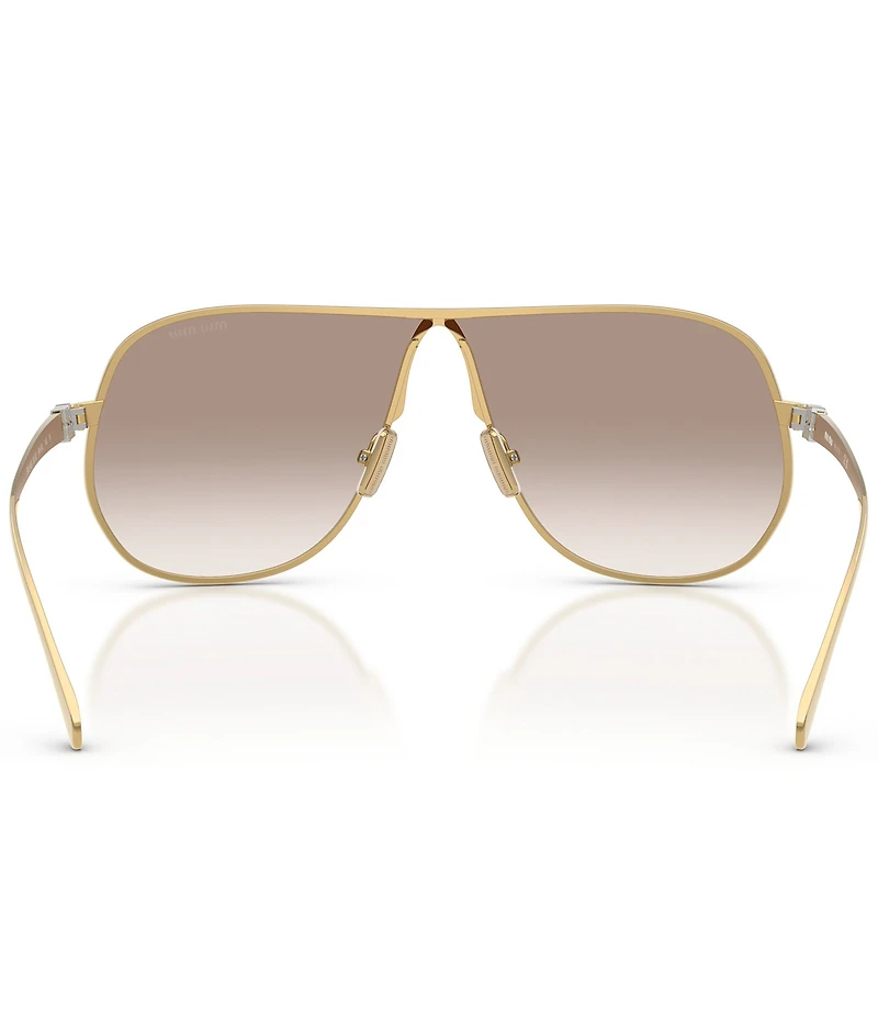 Miu Miu Women's MU56S5 66mm Pilot Sunglasses