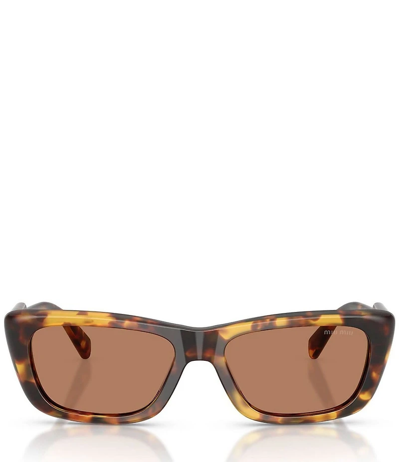 Miu Miu Women's MUB12S 56mm Rectangle Sunglasses