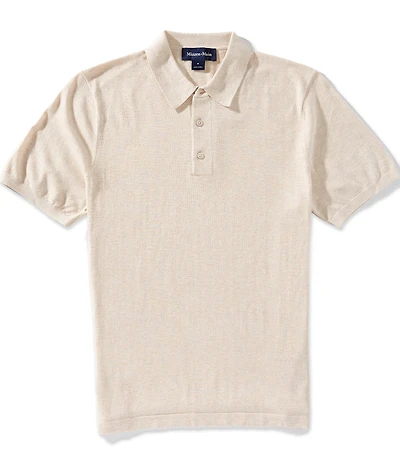 Mizzen+Main Ashe Short Sleeve Sweater Polo Shirt