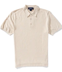 Mizzen+Main Ashe Short Sleeve Sweater Polo Shirt