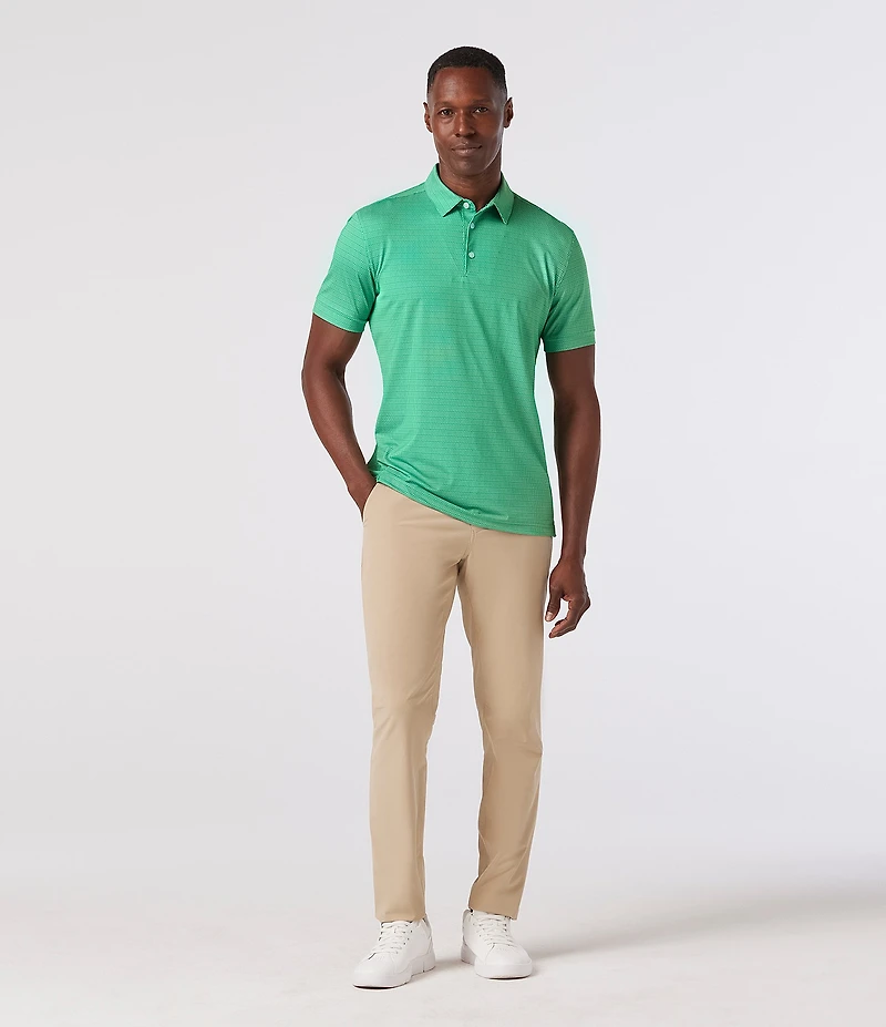 Mizzen+Main Golf Tee Time Performance Stretch Short Sleeve Polo Shirt