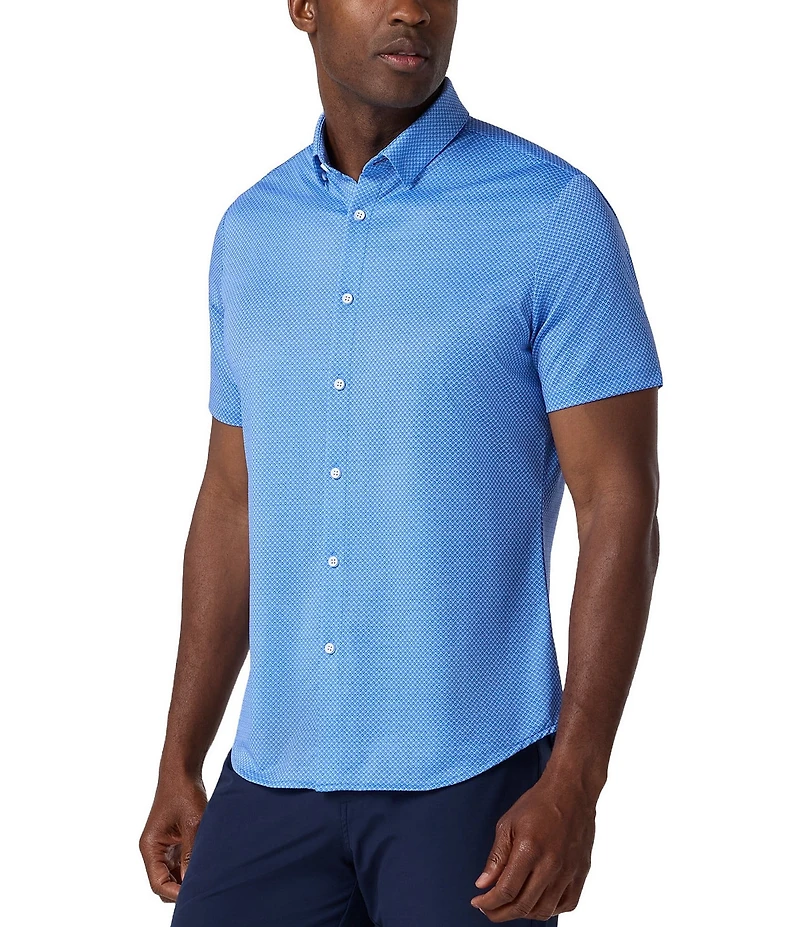 Mizzen+Main Halyard Multi Texture Short Sleeve Woven Shirt