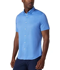 Mizzen+Main Halyard Multi Texture Short Sleeve Woven Shirt
