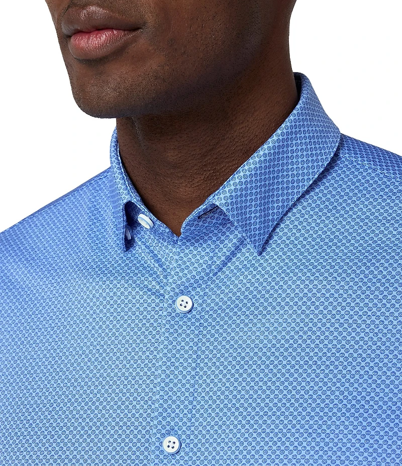 Mizzen+Main Halyard Multi Texture Short Sleeve Woven Shirt