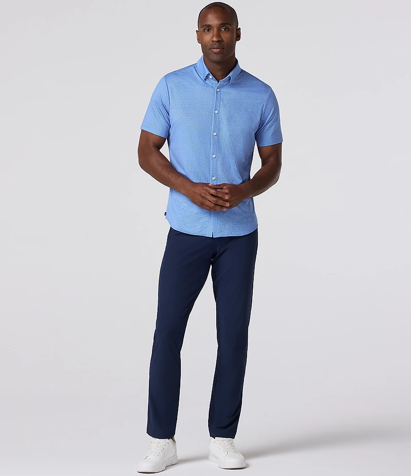 Mizzen+Main Halyard Multi Texture Short Sleeve Woven Shirt