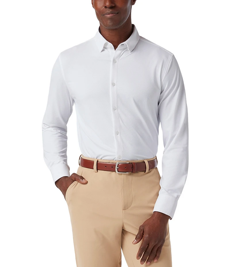 Mizzen+Main Halyard Solid Long Sleeve Woven Shirt
