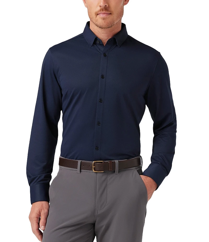 Mizzen+Main Halyard Solid Long Sleeve Woven Shirt