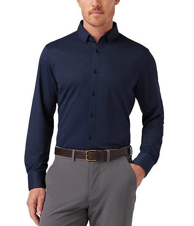 Mizzen+Main Halyard Solid Long Sleeve Woven Shirt