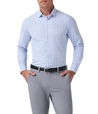 Mizzen+Main Leeward Hampton Plaid Long Sleeve Woven Shirt