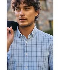 Mizzen+Main Leeward Hampton Plaid Long Sleeve Woven Shirt