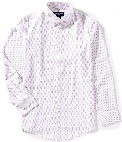 Mizzen+Main Leeward Mini Diamond Long Sleeve Woven Shirt