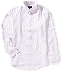 Mizzen+Main Leeward Mini Diamond Long Sleeve Woven Shirt