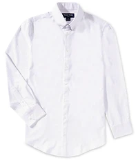 Mizzen+Main Leeward Performance Stretch Dual Dot Print Long Sleeve Woven Shirt