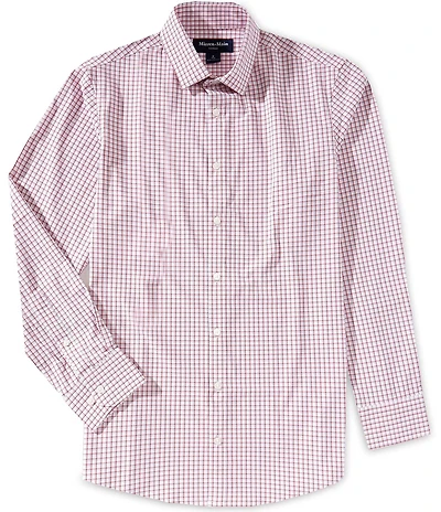Mizzen+Main Leeward Performance Stretch Logan Plaid Long Sleeve Woven Shirt