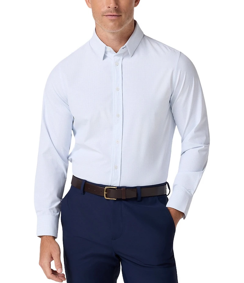 Mizzen+Main Leeward Solid Long Sleeve Woven Shirt