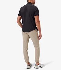 Mizzen+Main Leeward Solid Performance Short-Sleeve Woven Shirt