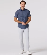 Mizzen+Main Leeward Vine Leaf Short Sleeve Woven Shirt