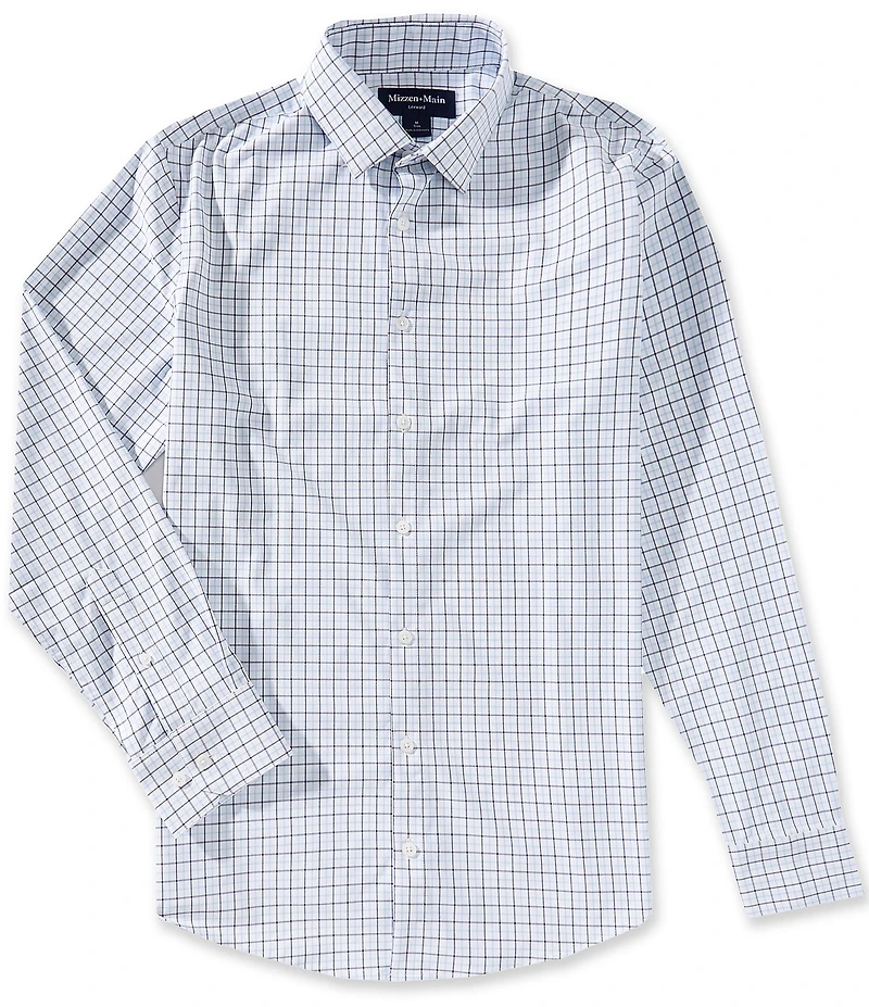 Mizzen+Main Leeward Wyatt Plaid Long Sleeve Woven Shirt