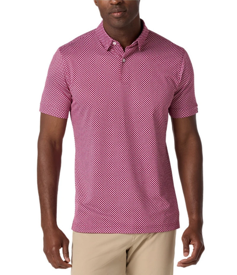 Mizzen+Main Mulberry Dash Short Sleeve Polo Shirt